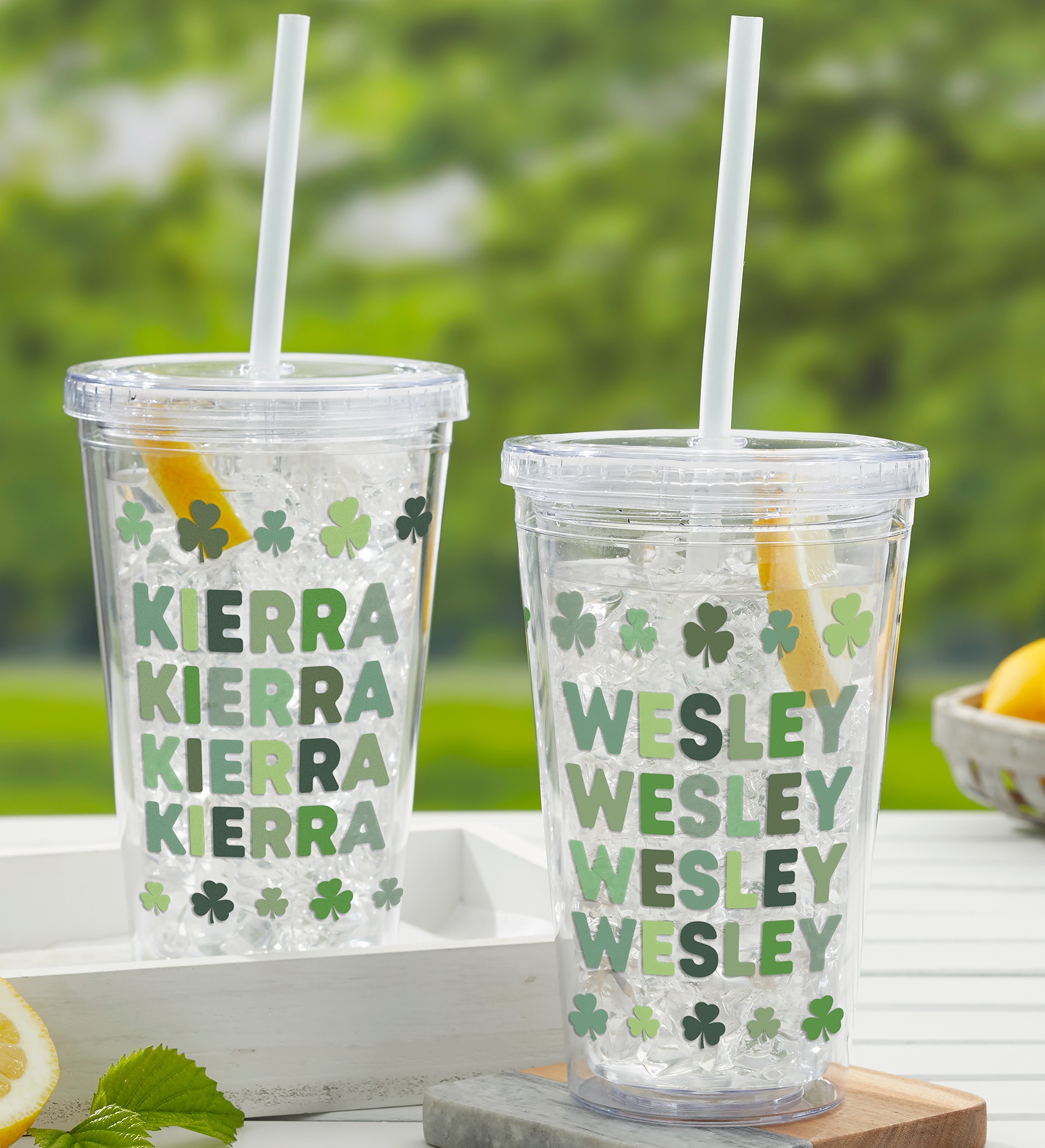 St. Patrick's Day Personalized 17 oz. Insulated Acrylic Tumbler